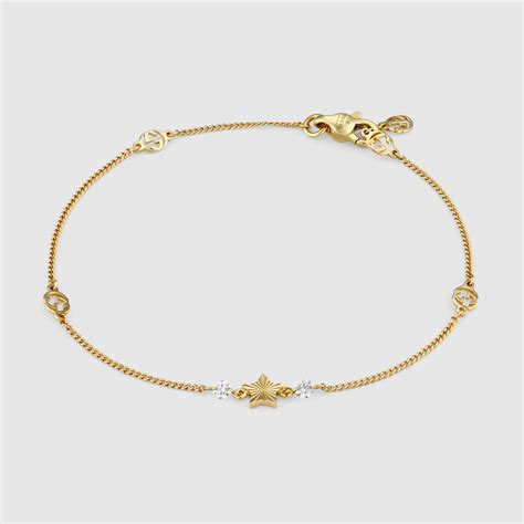 ricambio bracciale gucci stella|Gucci Bracciale Interlocking G 18 carati con stella.